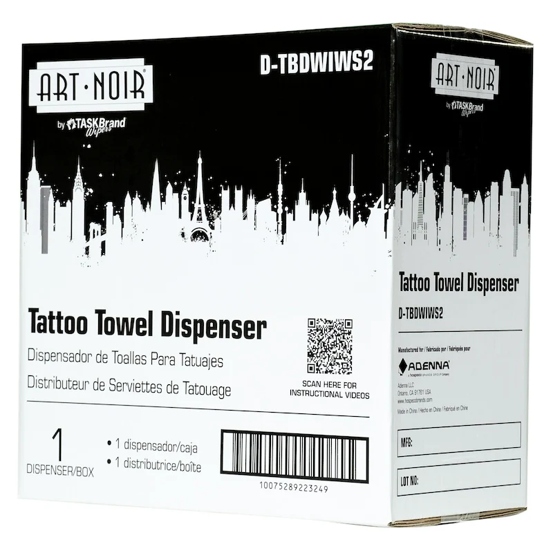 Art Noir Tattoo Towel Wall Dispenser - Image 3