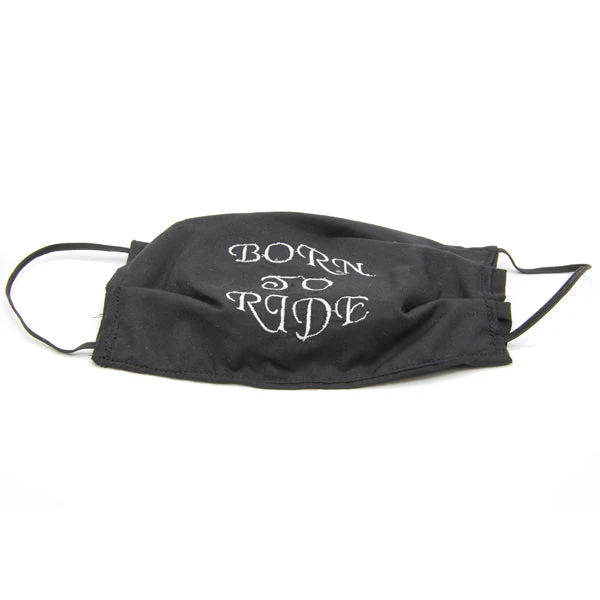 Born To Ride Text - Black