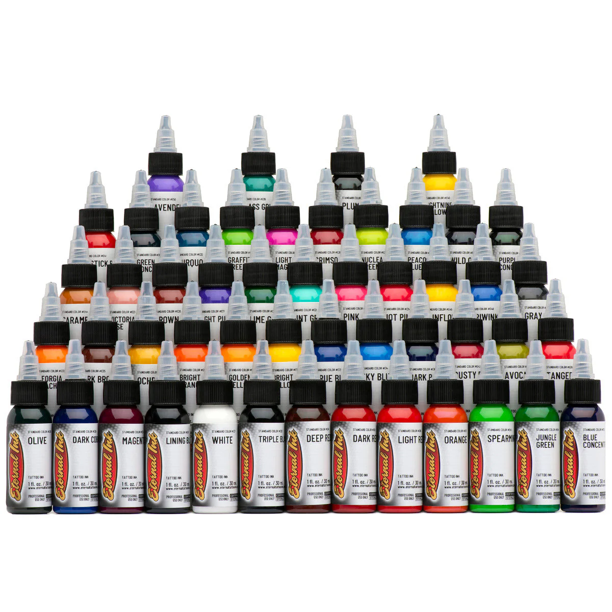 Silver 50 Color Full Set Ink