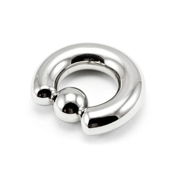 Stainless Steel Captive Rings 0 Gauge