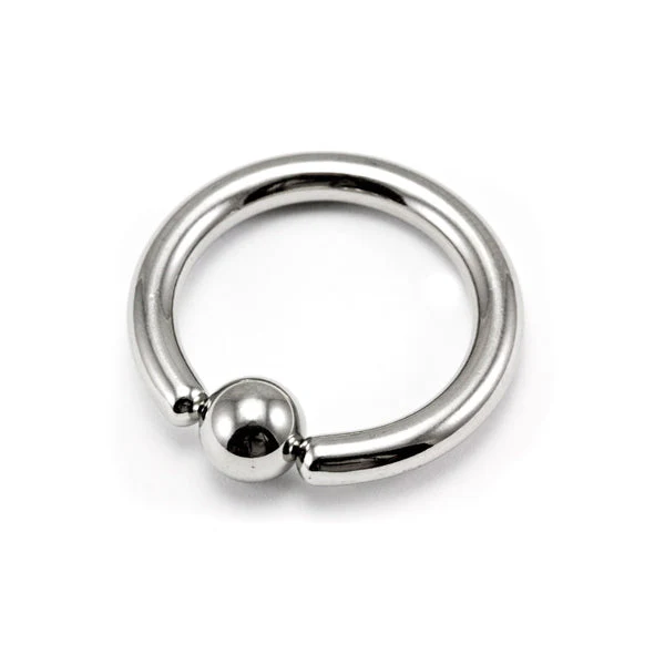 Stainless Steel Captive Rings 6 Gauge