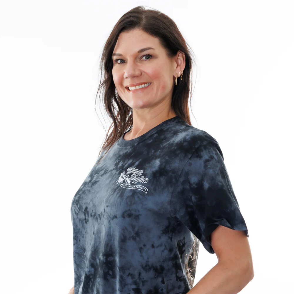Tommy's T-Shirt George Drone Black Tie Die - Image 3