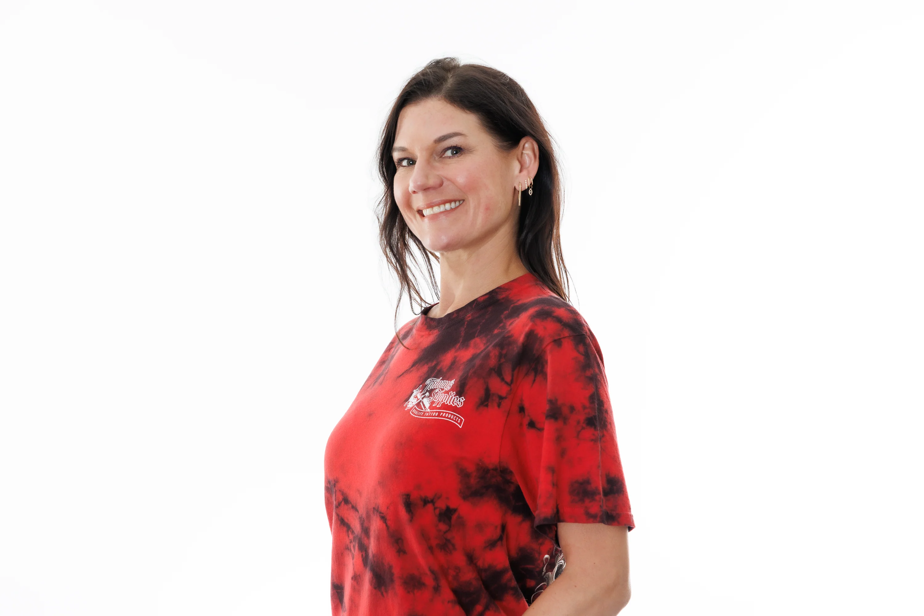 Tommy's T-Shirt George Drone Red Tie Die - Image 3